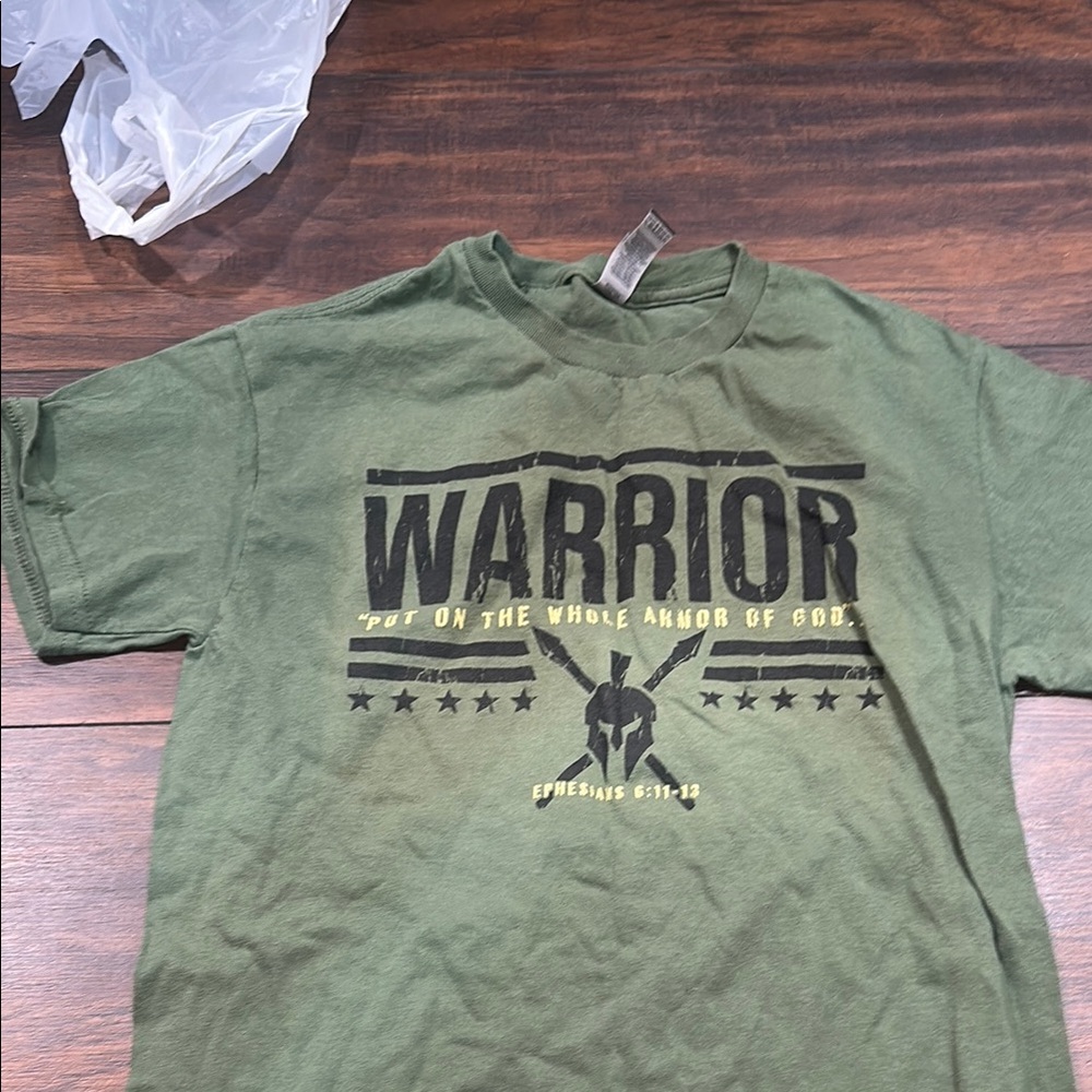 Green Warrior Graphic T-Shirt